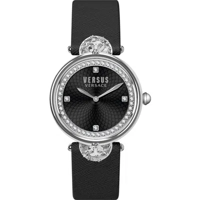 Pre-owned Versus By Versace Ladies Watch Wristwatch Victoria Harbour Vsp333021 Leather