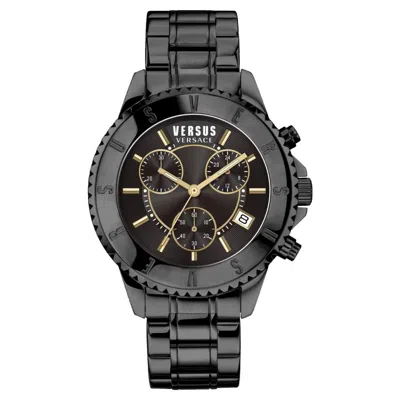 Pre-owned Versus By Versace Men's Chrono Watch Wrist Watch Tokyo Vspgn2519 Stainless Steel