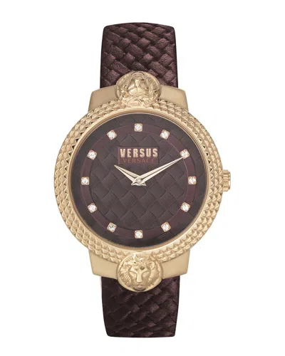 Versus By Versace Women's Montorgueil Crystal Index Watch