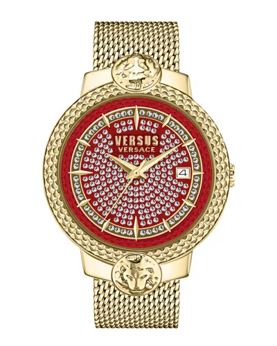 Versus By Versace Women's Mouffetard Crystal Dial Watch