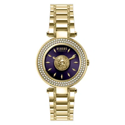 Pre-owned Versus By Versace Ladies Watch Wristwatch Brick Lane Vsp642618 Stainless Steel