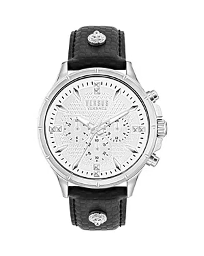 Versus Chrono Lion Modern Watch, 45mm In Silver/black