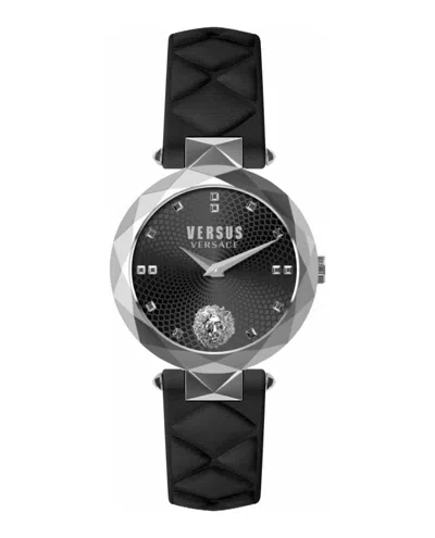 Versus Covent Garden Leather Watch In Multi