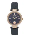 Versus Covent Garden Petite Leather Watch In Multi