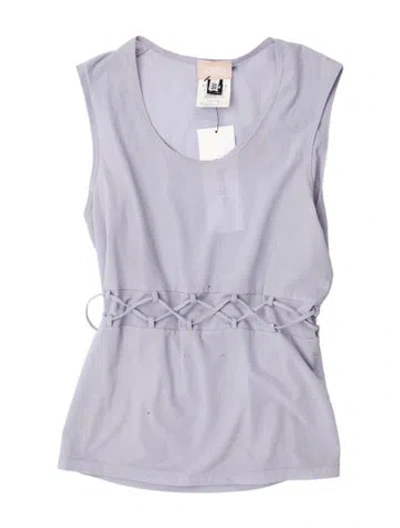Pre-owned Versus Crew Neck Sleeveless Top In Purple