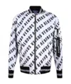 Versus Double-sided Baseball Jacket In White