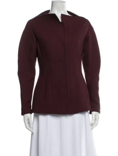 Pre-owned Versus Evening Jacket In Burgundy