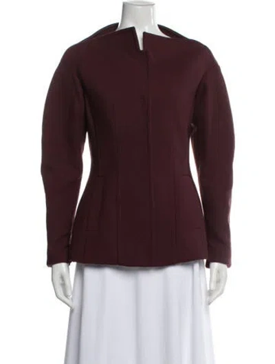 Pre-owned Versus Evening Jacket In Burgundy