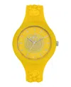 Versus Versace Fire Island Crystal Strap Watch Woman Wrist Watch Yellow Size - Stainless Steel In Multi