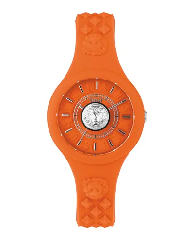 Versus Fire Island Lion Strap Watch In Multi