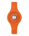 Versus Fire Island Lion Strap Watch In Orange