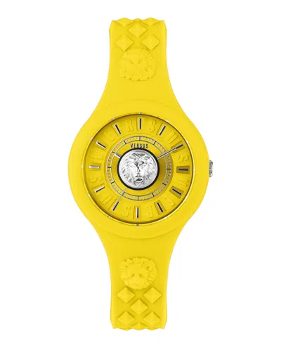 Versus Fire Island Silicone Watch In Multi