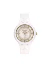 Versus Fire Island Studs Silicone Lion Motif Watch/39mm In Neutral