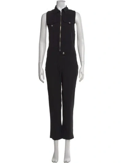 Pre-owned Versus Jumpsuit In Black
