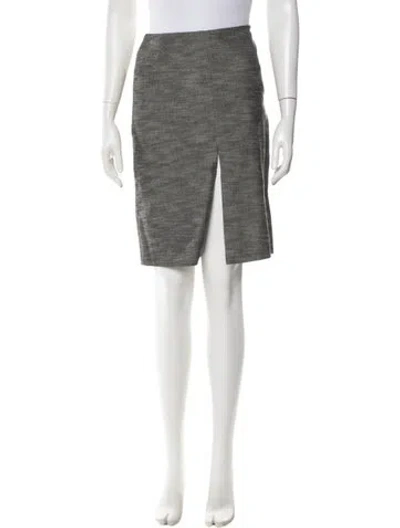 Pre-owned Versus Knee-length Skirt In Gray