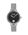 Versus La Villette Crystal Watch, 36mm In Black/silver