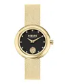 Versus Versace Lea Bracelet Watch Woman Wrist Watch Gold Size Onesize Stainless Steel In Multi