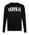 Versus Logo Details Sweater In Black