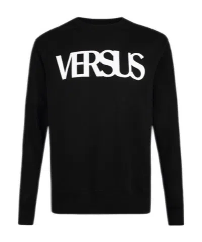 Versus Logo Details Sweater In Black