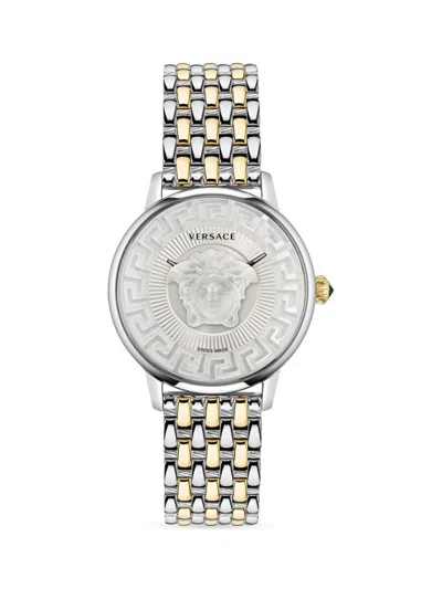Versus Medusa Alchemy Two-tone Stainless Steel Watch In Two Tone