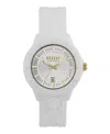 Versus Men's 3 Hand Date Quartz Tokyo White Silicone Watch, 43mm In White