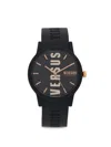 Versus Men's 40mm Stainless Steel Case Watch In Black
