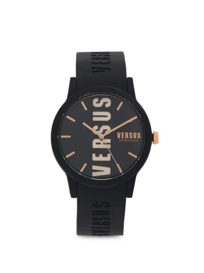 Versus Men's 40mm Stainless Steel Case Watch In Black