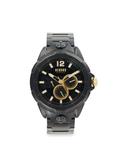 Versus Men's 44mm Black Ion Plated Stainless Steel Chronograph Watch