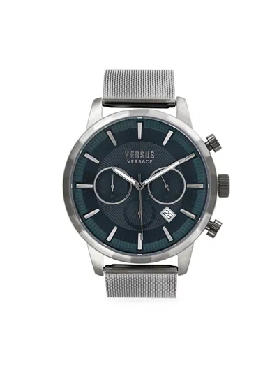 Versus Men's 46mm Stainless Steel Bracelet Watch In Blue