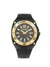 Versus Men's Ip Stainless Steel & Silicone Strap Watch/48mm In Black