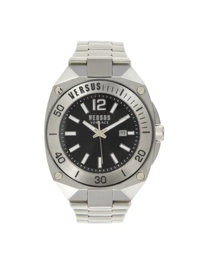 Versus Reaction 48mm Stainless Steel Bracelet Watch In Grey