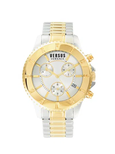 Versus Men's Two-tone Stainless Steel Chronograph Watch In Gold