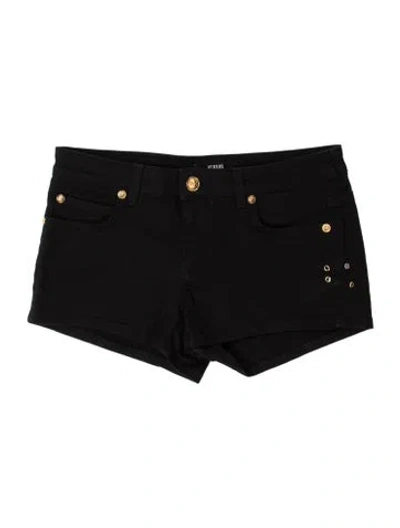 Pre-owned Versus Mini Shorts In Black