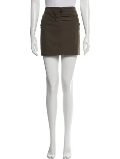 Pre-owned Versus Mini Skirt In Green