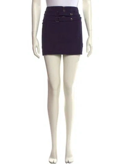 Pre-owned Versus Mini Skirt In Neutral