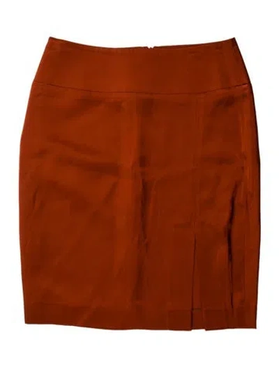 Pre-owned Versus Mini Skirt In Orange