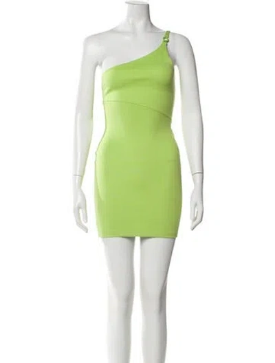 Pre-owned Versus Nylon Mini Dress In Green