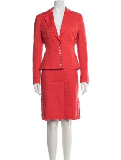 Pre-owned Versus Pantsuit In Red