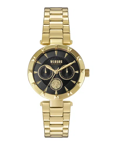 Versus Sertie Bracelet Watch In Gold