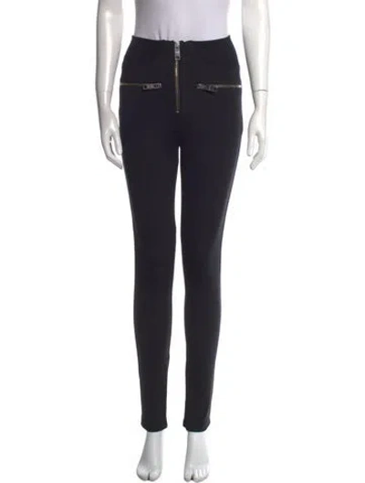 Pre-owned Versus Skinny Leg Pants In Black