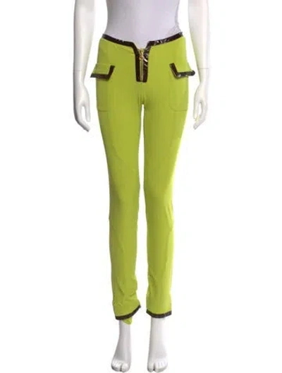 Pre-owned Versus Skinny Leg Pants In Green