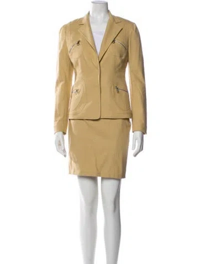 Pre-owned Versus Skirt Set In Neutral