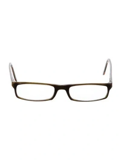 Pre-owned Versus Square Eyeglasses In Neutrals