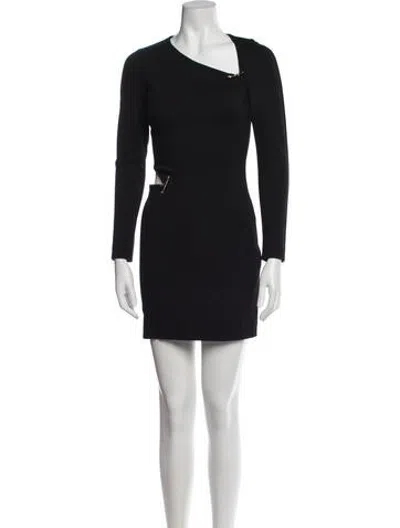 Pre-owned Versus Striped Mini Dress In White