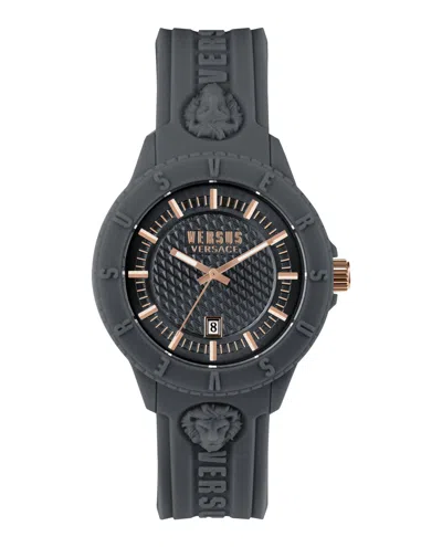 Versus Tokyo R Strap Watch In Black