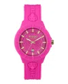 Versus Tokyo Silicone Watch In Pink