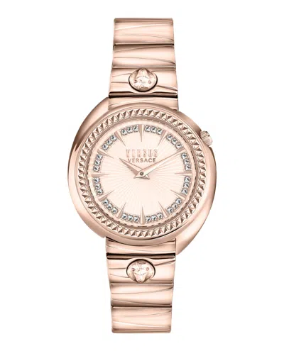 Versus Tortona Crystal Bracelet Watch In Multi