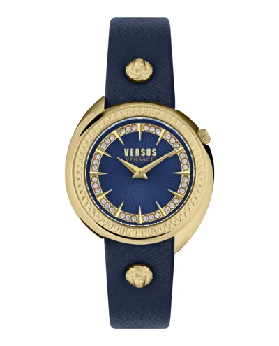 Versus Tortona Crystal Strap Watch In Multi