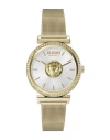 Versus Brick Lane Mesh Strap Watch, 34mm In Gold