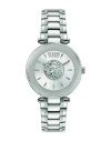 Versus Versace Brick Lane Watch Woman Wrist Watch Silver Size - Stainless Steel In Silver